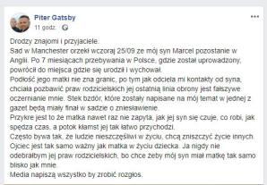 [VIDEO] Piotr Mitręga, threatening to death the mother of his own child, cheated the Court in Poland. He lies to friends, slanders his ex-partner and our editorial office. Did the Warsaw lawyer Rafał Wąworek help him in the illegal removal of the child?