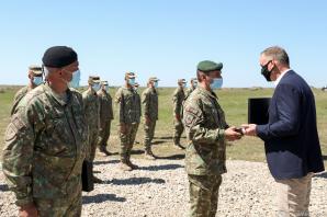 [VIDEO] Prezydent na ćwiczeniach wojskowych w Rumunii