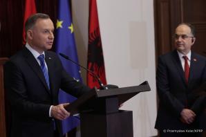 Prezydenci Polski i Albanii w Tiranie o bezpieczeństwie, rozwoju regionu i relacjach dwustronnych