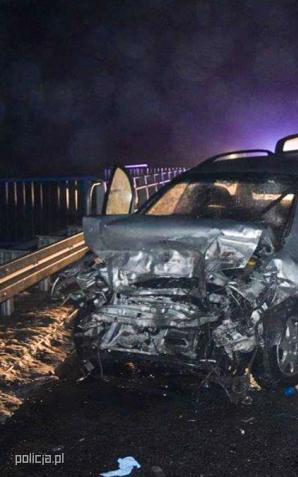 [FOTO] Karambol na autostradzie A2. Zginęły dwie osoby! 