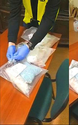 [VIDEO] Sosnowieccy policjanci przejęli 3 kg narkotyków