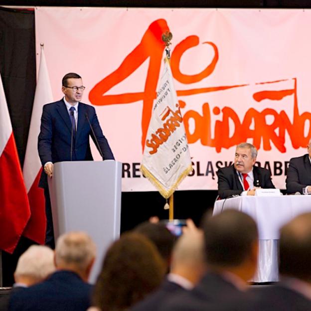 [VIDEO] Premier na Śląsku: „Solidarność” to drugie imię Polski, to również nasza przyszłość