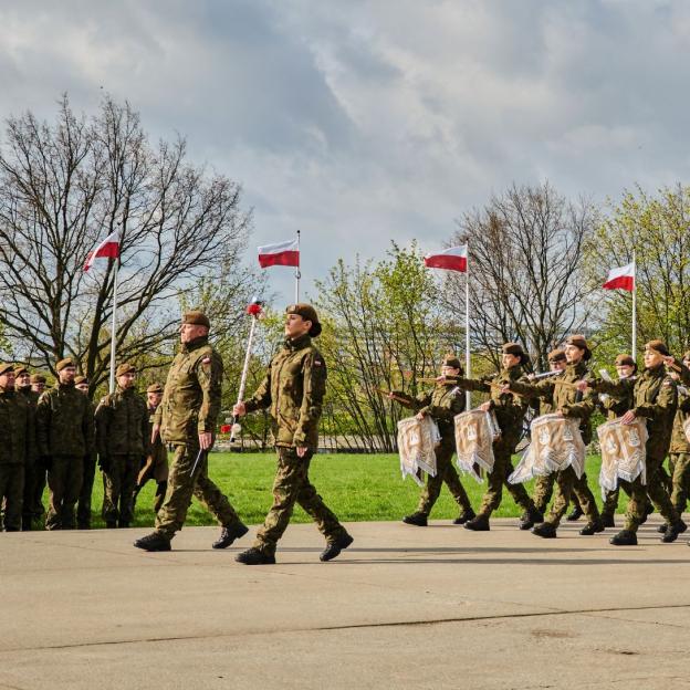 Orkiestra Reprezentacyjna WOT na Westerplatte.