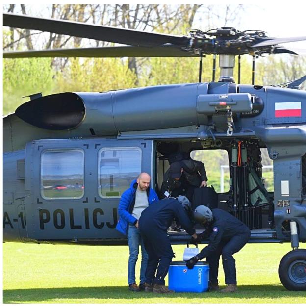 [VIDEO] Policyjny Black Hawk na ratunek 7-latce