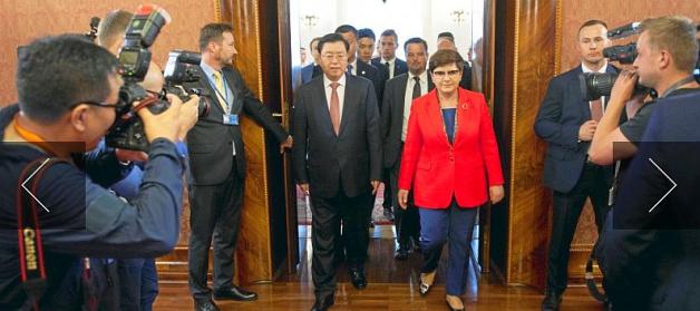 Premier Beata Szydło spotkała się z przewodniczącym chińskiego parlamentu