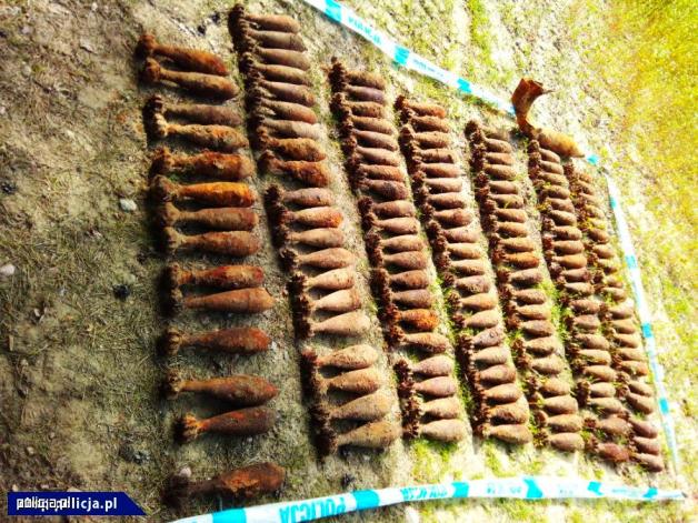 [VIDEO] Policjanci CBŚP zneutralizowali niemal 100 kg materiału wybuchowego