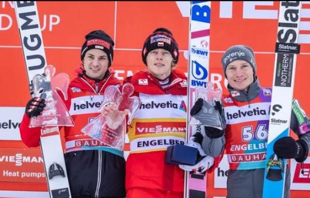 Dawid Kubacki wygrał indywidualny konkurs na skoczni w Engelbergu!