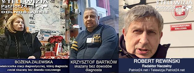 [VIDEO] PATRIOT24 INTERWENIUJE!: Prokuraturę Krajową prosi Bożena Zalewska o interwencję ws. skandalicznego skazania jej diagnosty!