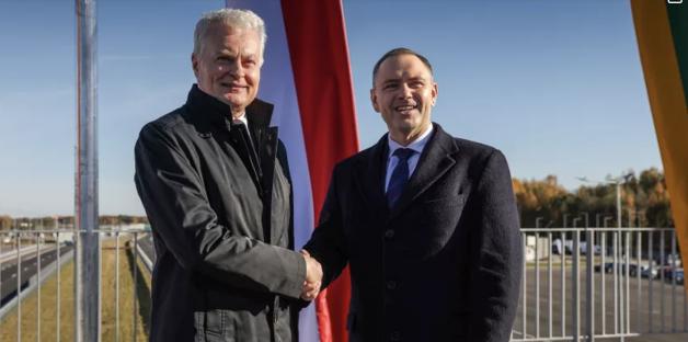 Prezydent RP na uroczystości otwarcia litewskiego odcinka Via Baltica